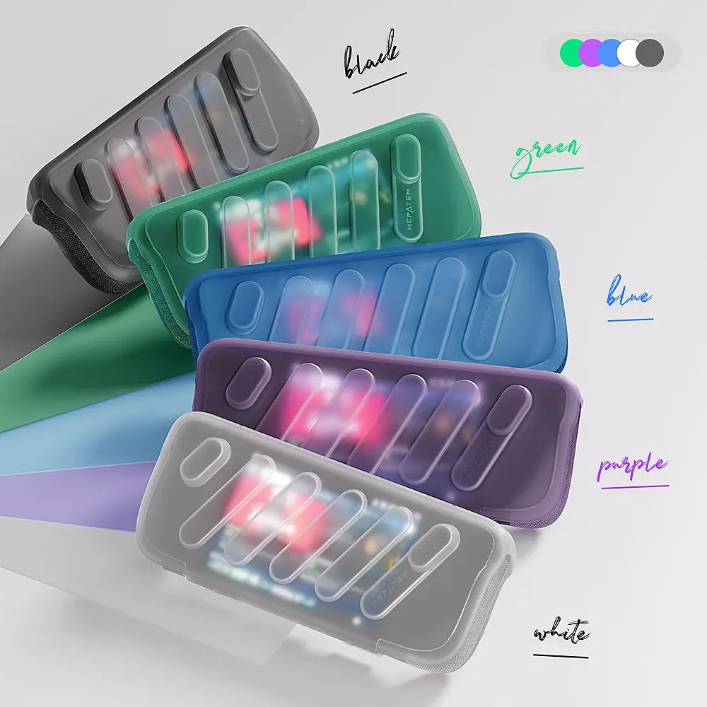 Vapor Deck Protective Shell Sleeve Tpu Superfície Capa Voltar Completo Macio Difícil Adesivo Transparente Case - Image 2