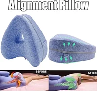 Hip Alignment Pillow Alignment Pillows for Side Sleepers Sciatica Pain Relief Pillow Smooth Spine Alignment Pillow Leg Pillow 2