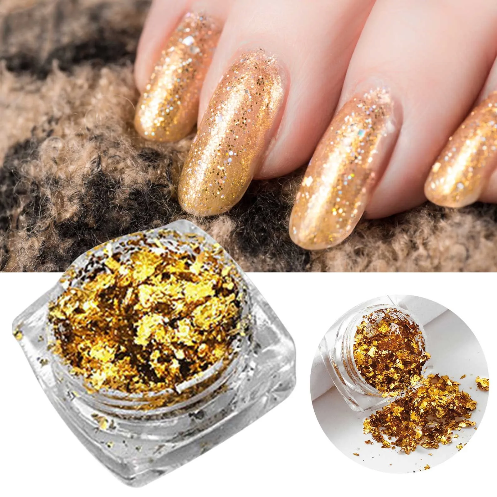 4 Boxes Flatback Pearls Nail Art Rhinestone for Nails Gold Silver Caviar  Bead Stone, Mixed Various Sizes 1.5mm-6mm for Women Nail Art Decoration  Face