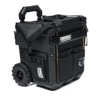 TOUGHBUILT Electrician Maintenance Trolley Box Trailer Hard Bottom Large Opening Tool Tug Box Hardware Professional Work Tools 2