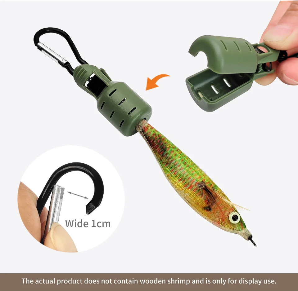 Description Picture 4 of itemNew M# Squid Jig Bait Protector 6pcs Webfoot Octopus Egi Hooks Cover Cuttlefish Umbrella Lure Cap with Carabiner Sea Tackle