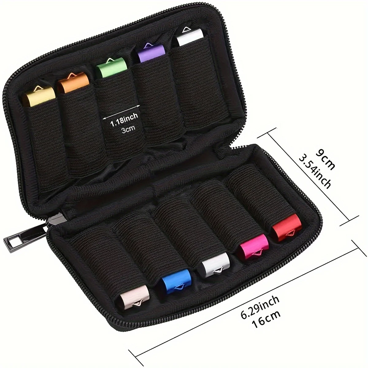 Compact USB Flash Drive Storage Organizer - Electronic Accessories Holder