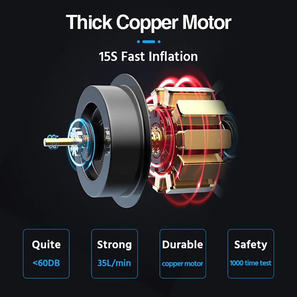 E-ACE 12V 150PSI �ڵ��� ���� ���� ���� ����� ������ ���� �޴�� Ÿ�̾� ���� ���Ա� ���� �ڵ��� ���� ������ Ÿ�̾� ��