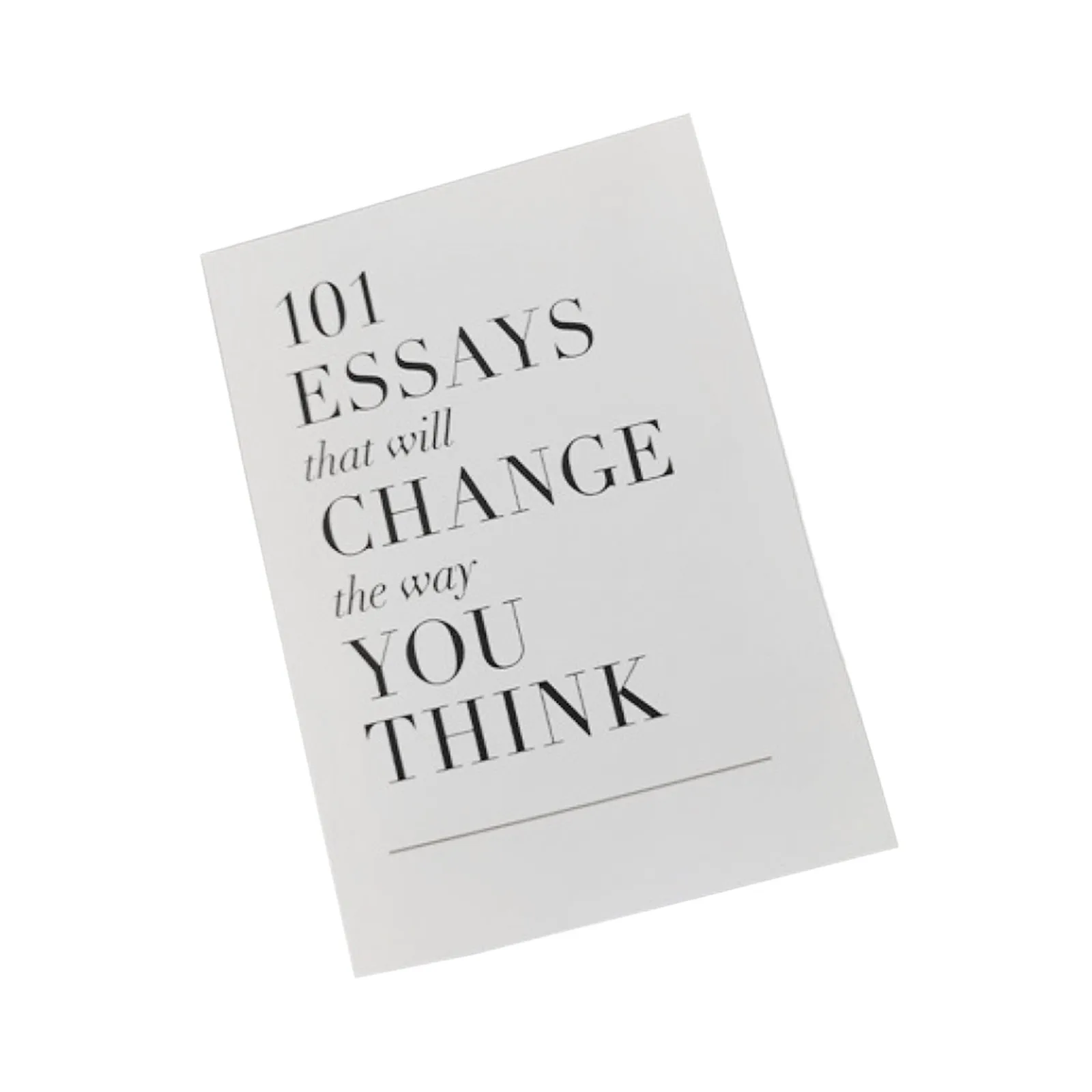 Book: 101 Essays That Will Change The Way You Think English Reading Books Novels And Books Paper Stationery And Books Gift children reading books