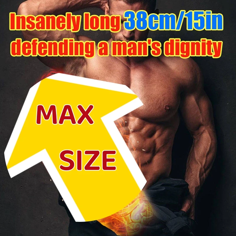 Growth and Thickening Products Fast Growth and Thickening Enhancement 60 Min+ Permanent No Rebound Big Size S-XXXL