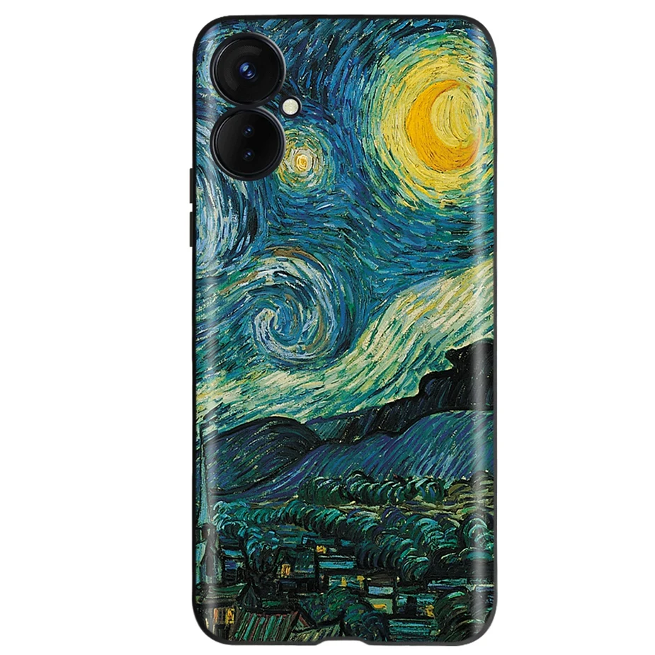 Colorful Flowers Pattern Soft Slim Phone Case Cover