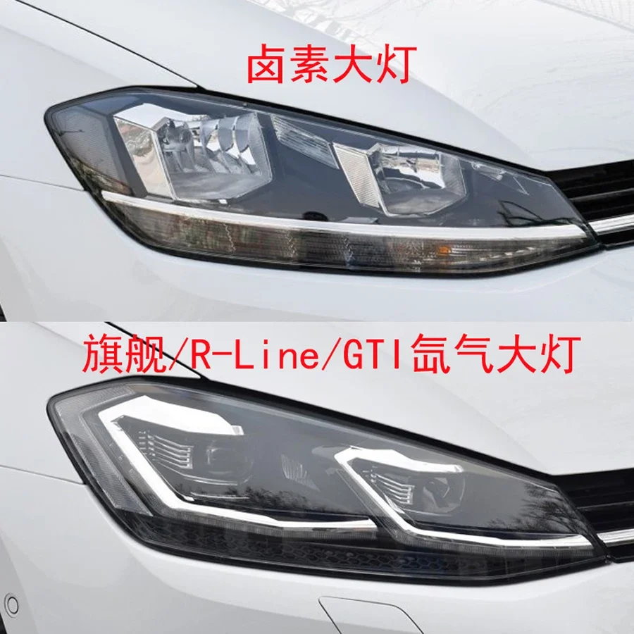 Car Headlight Cover Clear Lens Auto Shell Cover Replacement for VW for Golf  7.5(Driver Side)