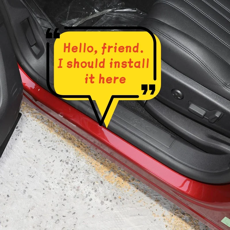 2023-2025년형 Xpeng G6 순수 전기차용 도어 스커프 플레이트 보호대 웰컴 페달