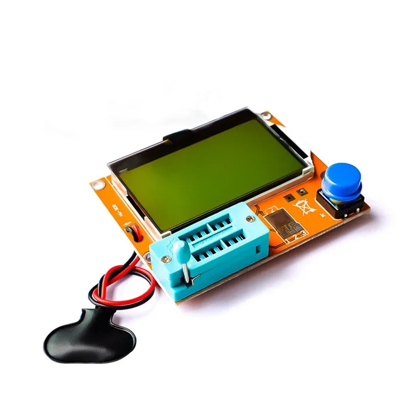 LCR-T4 Multifunctional Transistor Tester Capacitor Diode SCR Inductor Triode MOS Tube Meter Tester with 12864 Green Backlight 5