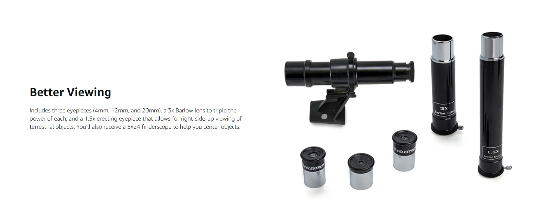 Barlow Lens Celestron 50 Az Telescope Buy TravelScope™ 50 Portable