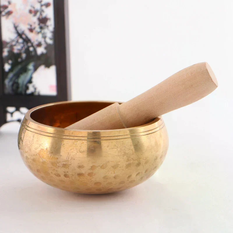 1 set di ciotole tibetane -100% martellato a mano in Nepal Ciotola sonora per meditazione, yoga, chakra, accessori per meditazione - immagine 2