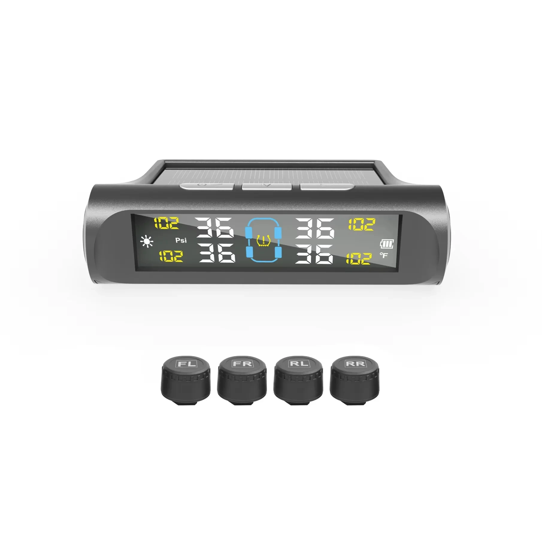 4 External Sensors Car Tire Pressure Monitoring System Car Tyre Pressure Monitor Tyre Alarm