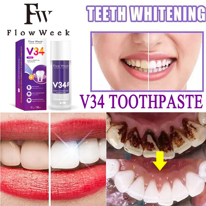 flow-week-pasta-de-dientes-v34-pro-corrector-de-color-morado-pasta-de-dientes-no-invasiva-blanqueador-dental-eliminacion-de-manchas