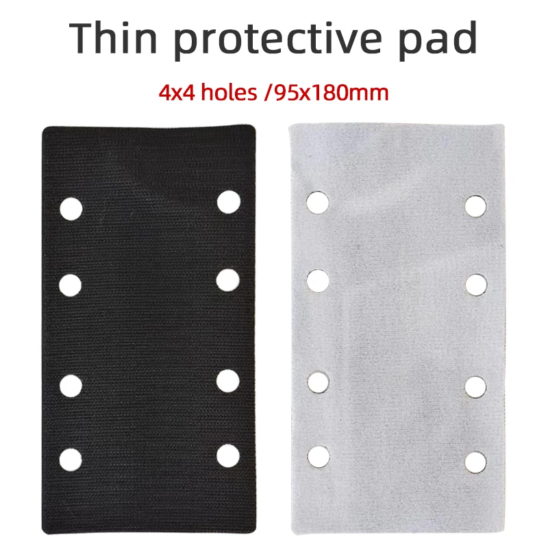 ATPRO 95x180mm 직사각형 드라이 그라인더 소프트 패드 사각형 연삭기 베..