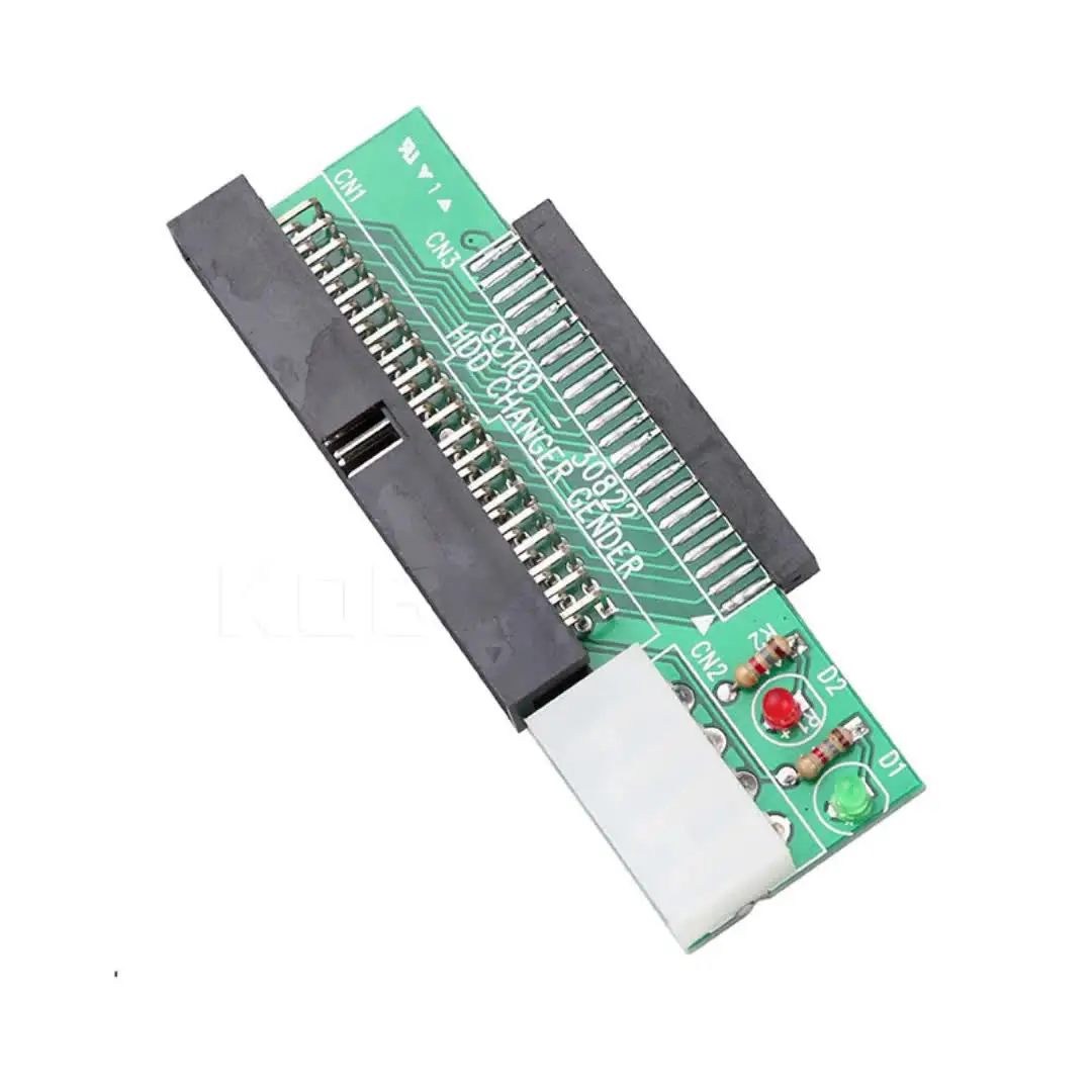 Convertitore IDE 2.5" A 3.5", Adattatore Da 44 Pin Femmina A 40 Pin Maschio, Per Collegare Hard Disk Laptop A Desktop