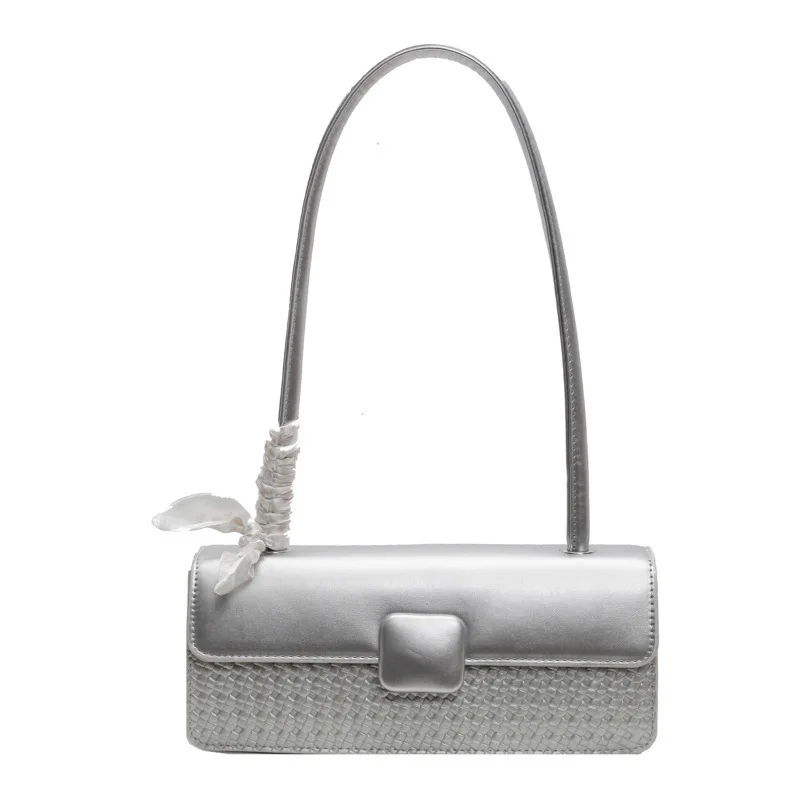 thumbnail image 1 of Bolso de un solo hombro para mujer, bolso de mano para ir al trabajo bajo el brazo, capacidad para mujer, nuevo diseño de nicho, bolso de mano de alta gama Y2k, 1 of 5