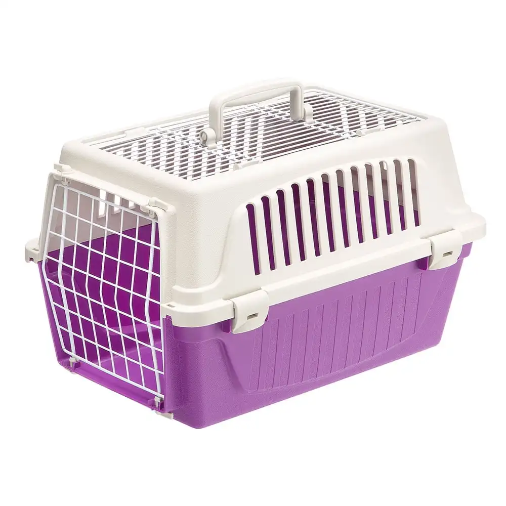

ATLAS Two Door Top Load Plastic Kennel, Purple 19-Inch