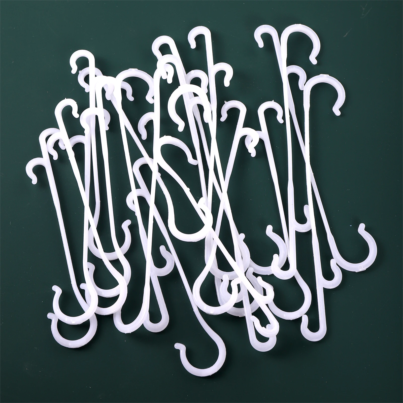 Tomato Support J Shaped Ear Hook Clip Garden Vegetable Grape Vine Fastener Buckle Prevent Fruit Cluster Falling 13/16cm 5/200Pcs