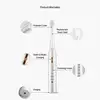 Sonic Electric Toothbrush USB Rechargeable High Frequency Cleaning 5 Cleaning Modes for Adults IPX7 Waterproof DuPont Brush Head 4