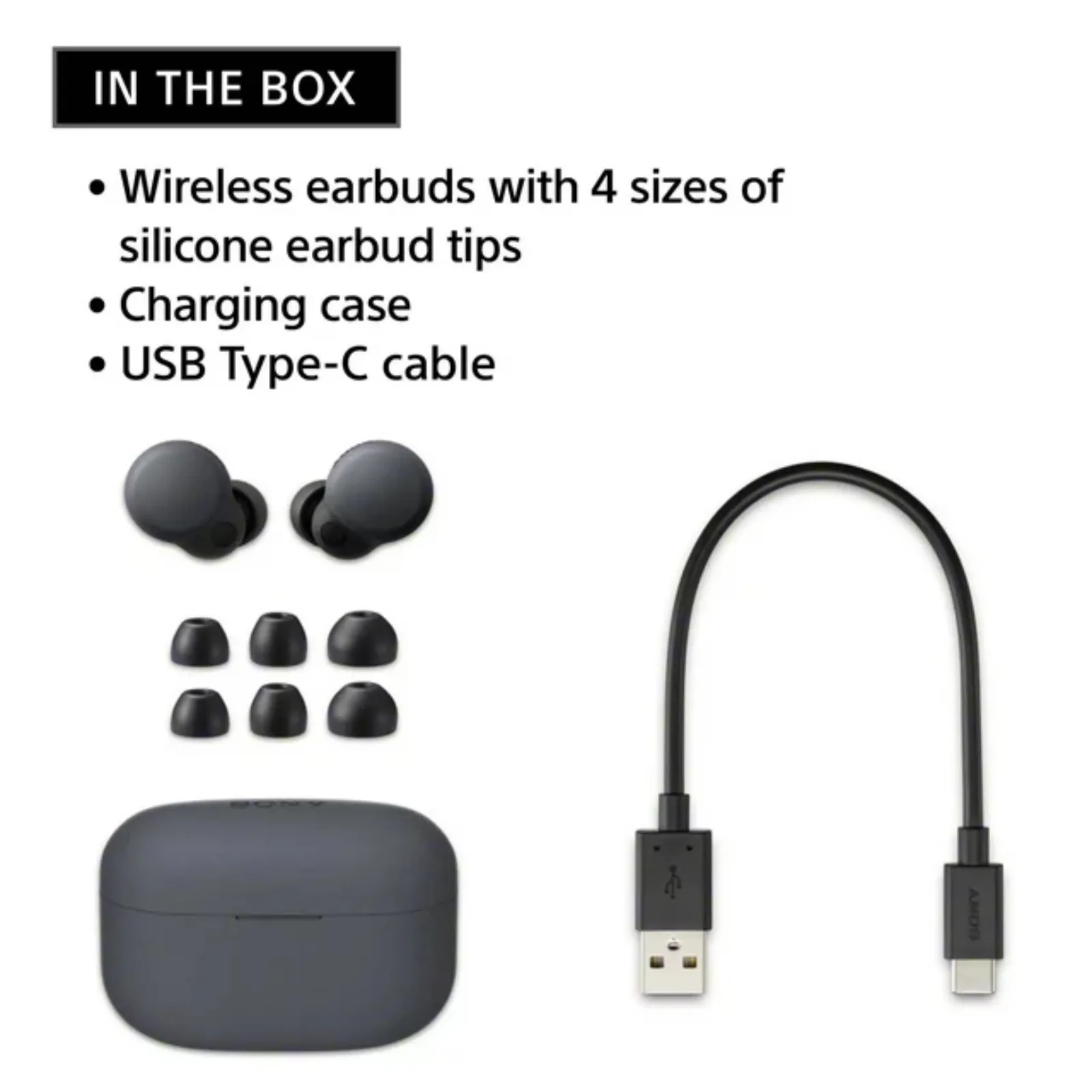 WFLS900N/B5 LinkBuds S Truly Wireless Noise Canceling Earbuds