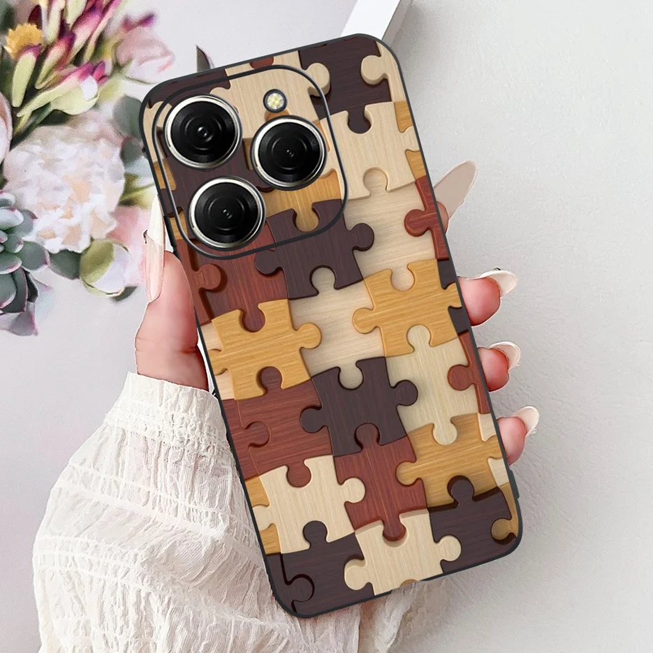 Stylish Painted Soft TPU Phone Case - For Tecno Spark 20 Series