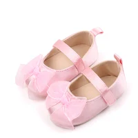 Baby Girl Shoes Cute Beautiful Bowknot Casual Sneaker 0-9-18 Months Toddler Prewalking Sandal Spring and Summer Fashion BHM3221 4