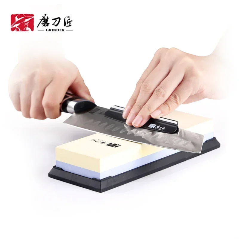 

GRINDER-Dual Whetstone Knife Sharpener, Профессиональная точилка, Водяной камень, 240, 1000, 3000, 8000