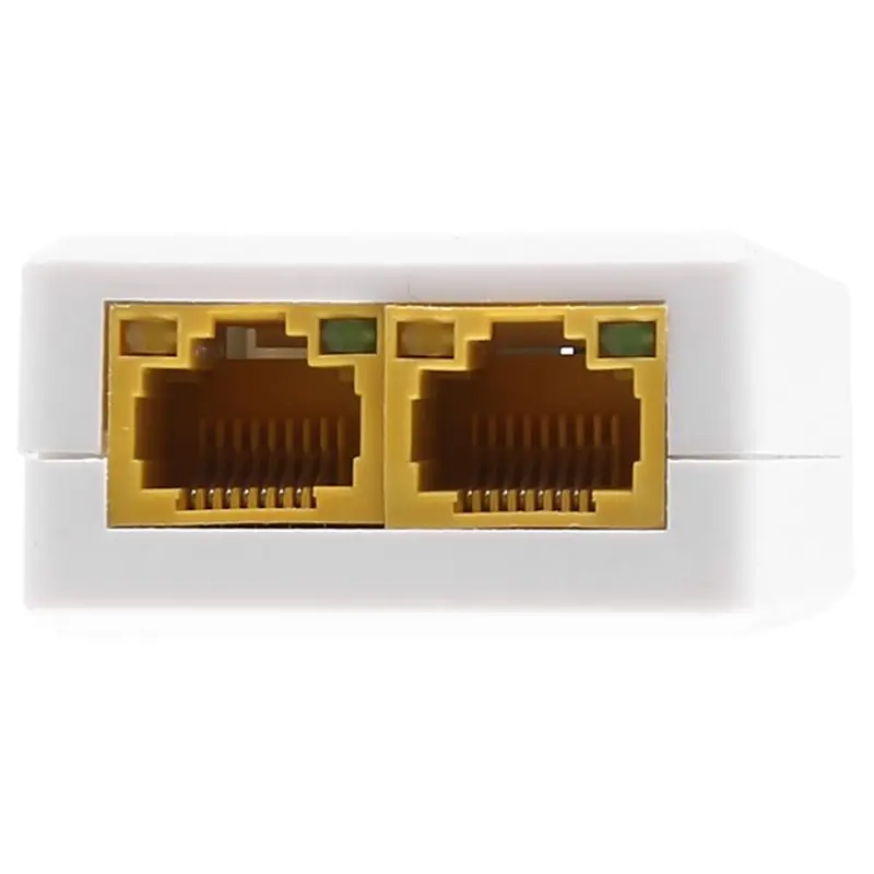 2 포트 POE 리피터 10/100Mbps 1:2 Poe 연장기(IEEE802.3Af/At 48V 포함) Poe 스위치 NVR IP 카메라 AP 부품용