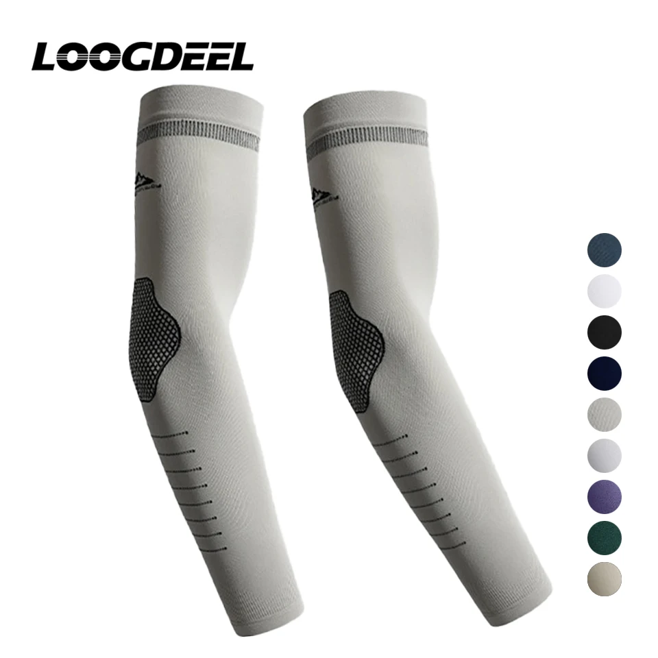 Summer Arm Sleeves Breathable Ice Silk Cycling Sleeve Running Fishing Sunscreen Arm Support Unisex UPF50+ sun protection arm sleeves arm sleeves cooling arm sleeves
