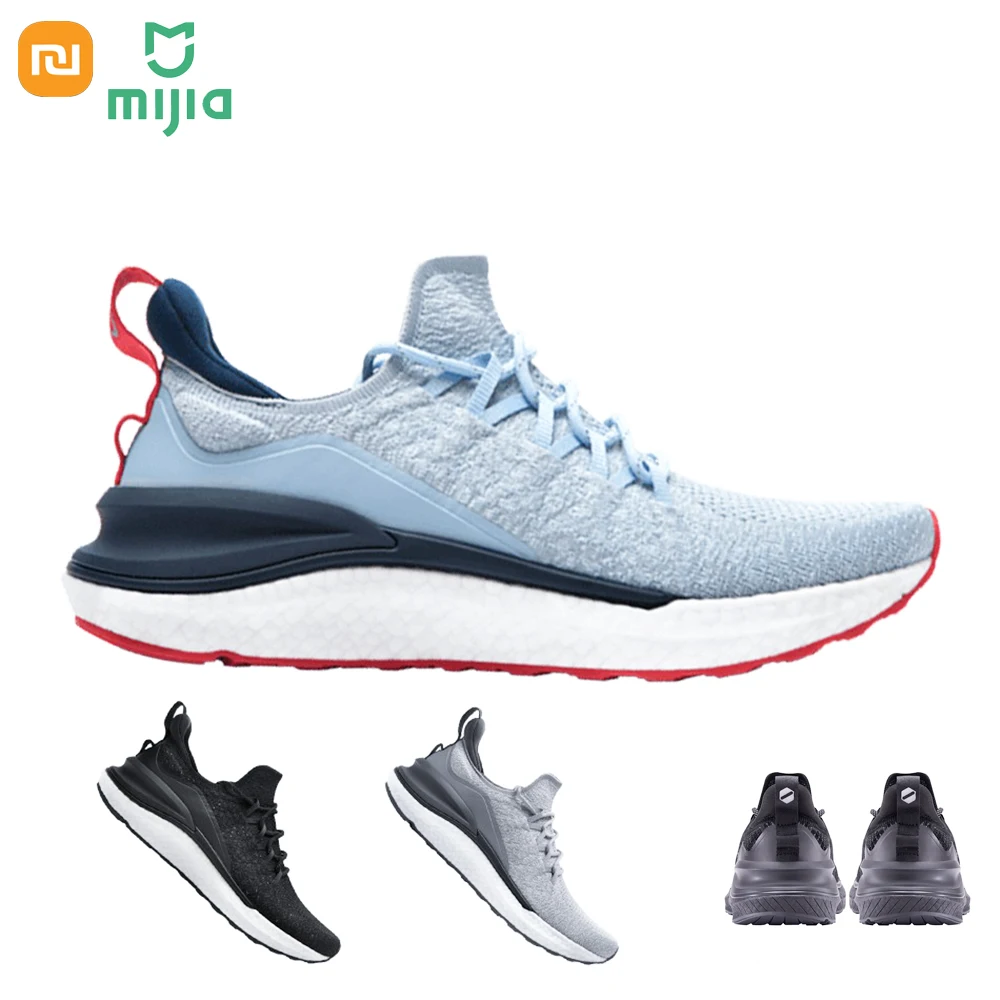 

Xiaomi Mijia Sneakers 4 Men Sports Shoe Daily Elements Shoes 4 Running GYM Ultra Boost 4 Force Overall Mens Ultra Light Shoes