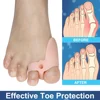 Pexmen 2Pcs/Pair Soft Bunion Corrector Toe Separators Spacers for Bunion Relief Bunion Cushion Protector with Gel Shield 2