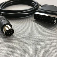 Replacement 1.8M EU V-pin Scart cable For Sega Megadrive 1 Genesis 1 Master System 1 RGB AV Scart Cable PAL VERSION - Image 3