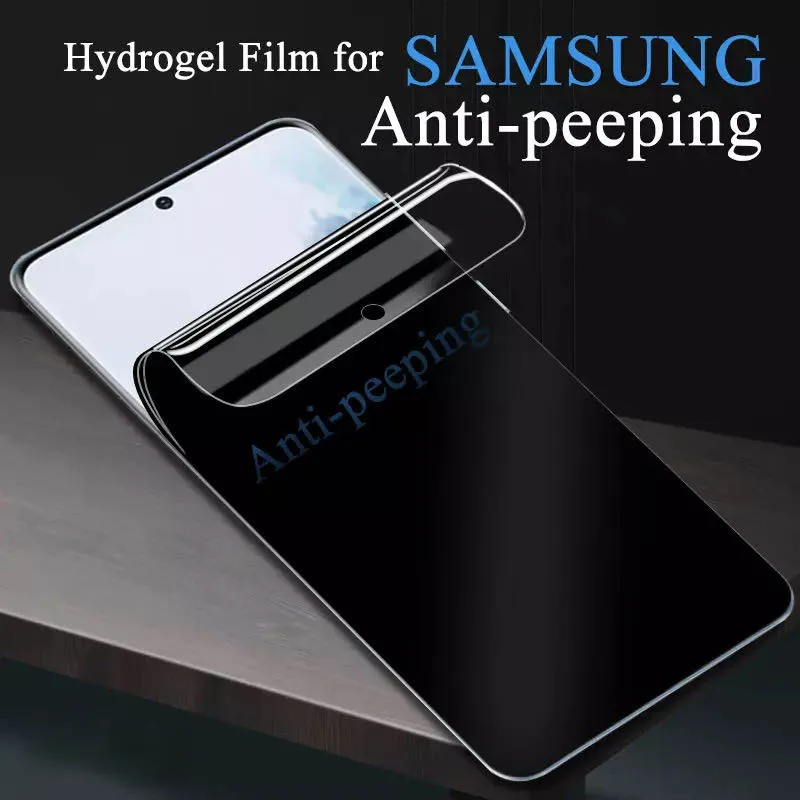 

S23 S22 S21 S20 FE plus Ultra Privacy + Matte Screen Protector for Samsung S23+ S22+ S9 S8 S10 plus S10e S10 liteHydrogel Film