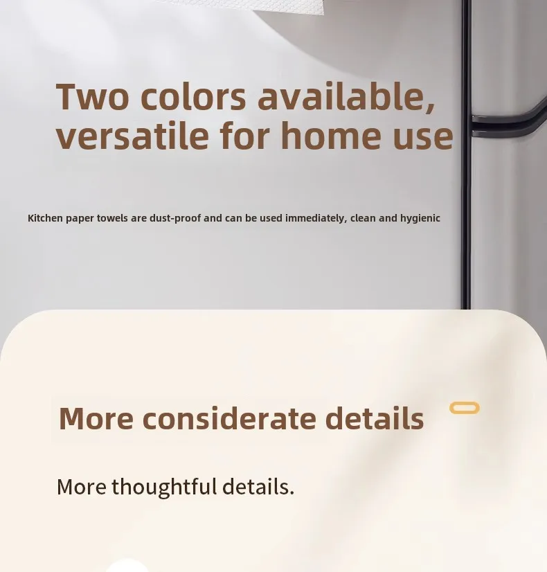 Ecoco Multi-Functional Wall-Mounted Tissue Box With Tissue Inside