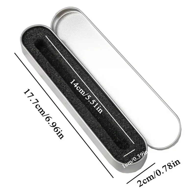 Portable Pencil Box Metal Pencil Case for Kids Stationery Storage