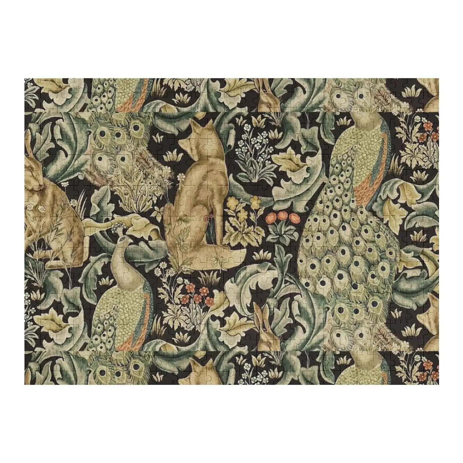 

William Morris forest fabric Jigsaw Puzzle Wood Puzzles For Adults Baby Wooden Puzzle Wooden Compositions For Children
