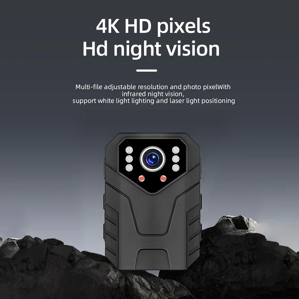 4K HD 1080P Mini  Camera Full  2 Inch IPS Touch Screen Night Vision Video Record