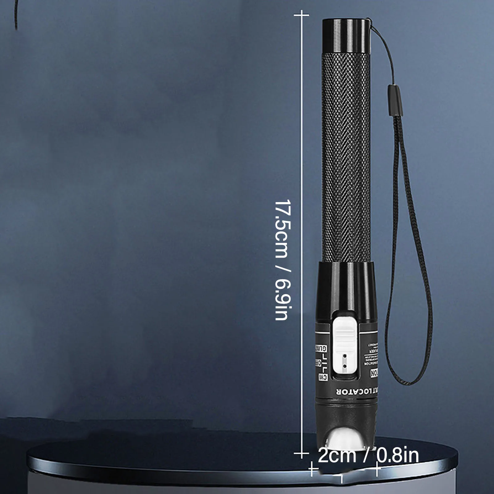 Portable 80MW Fiber Optic Test Pen 80km Visible Fault Detector Non Contact Portable Fiber Tester 2.5mm Universal Connector