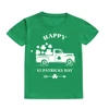 Happy St. Pat T-rex Day Print Kids T-shirt Boy Girl Clothes Toddler St. Patrick's Day Shirts Gift Children Green T-shirts Top 5