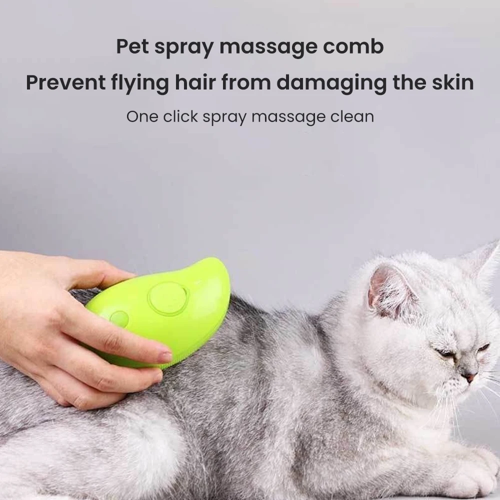 Pet Hair Brush Dog Grooming Comb 3 in 1 Electric For Pet Cleaning
