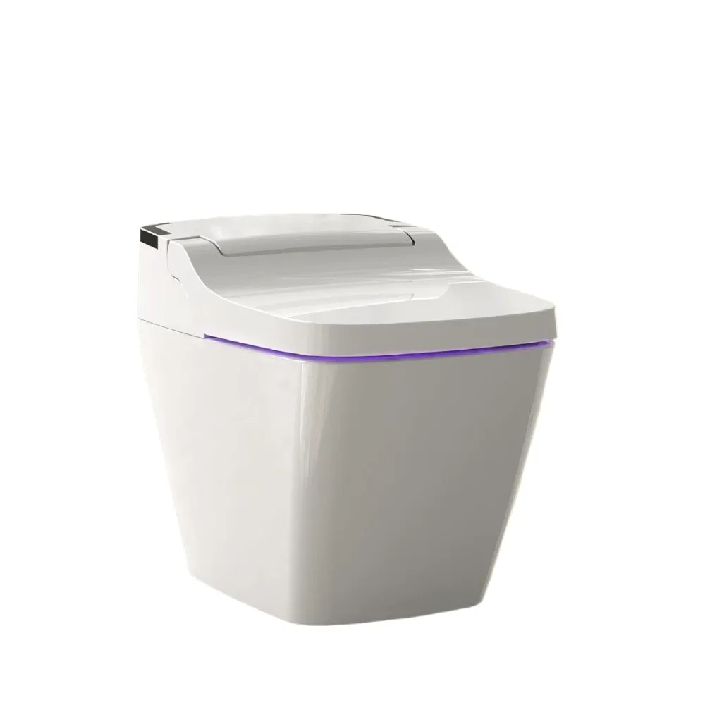 Smart Toilet, One Piece Integrated Toilet with bidet built-in, Auto Open/Close Lid, Auto Dual Flush, Heated Seat, Toilet Smart 6