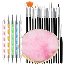 Nail Art Palette & Brush Set for Creative Manicure Design (04)