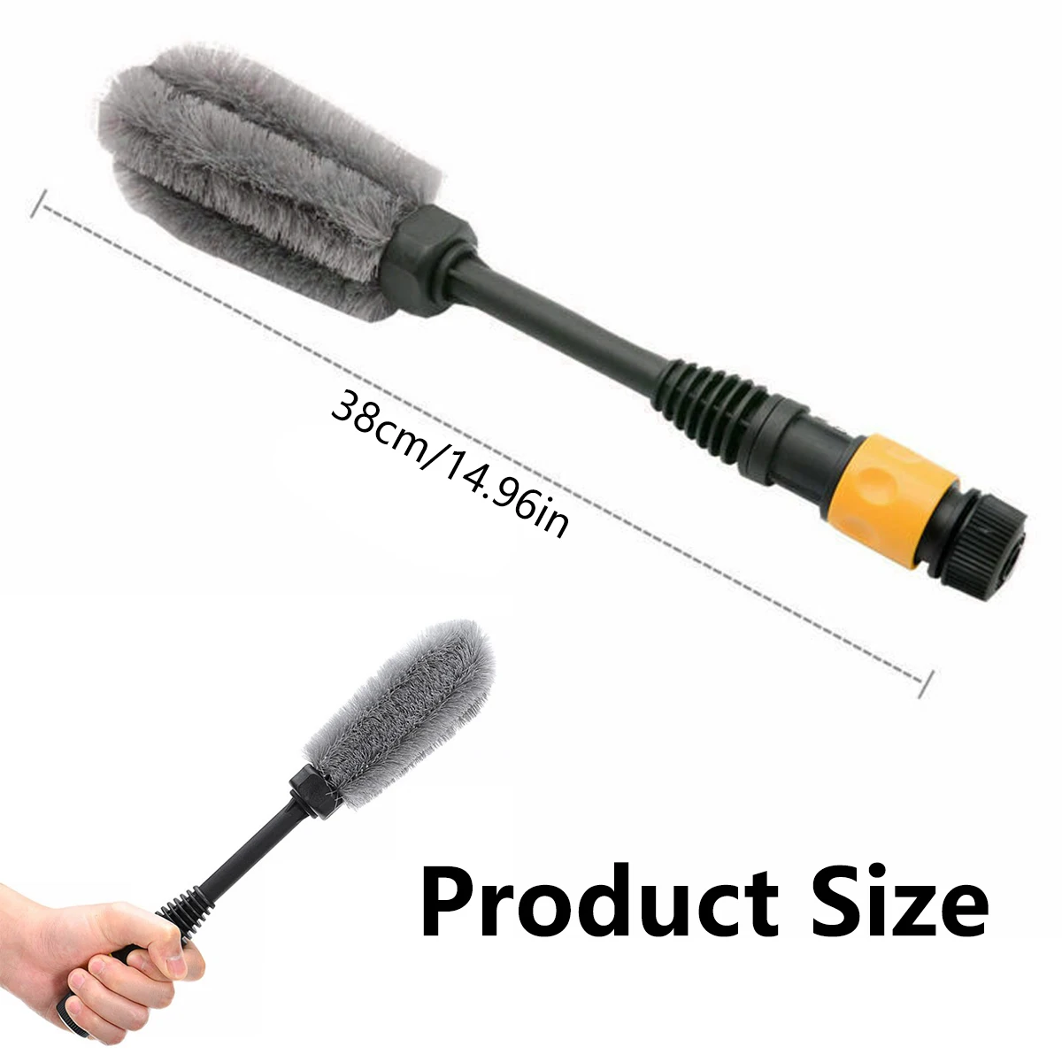 Spazzola Per Pulizia Cerchi Auto - 2 Pezzi, Con Filo Acciaio, Per Mozzi E Fessure - Foto 7