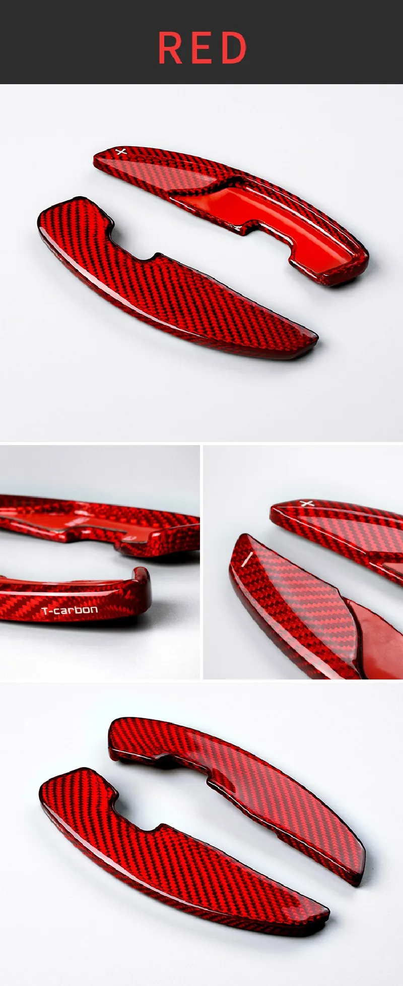 Real Carbon Fiber Steering Wheel Paddle Shift For Lexus ES IS UX Shift Paddle Extension Shifter