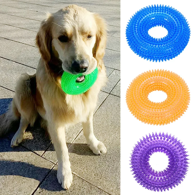 

Пищалка для домашних животных, колючая резиновая игрушка для средних и больших людей, жевательные игрушки для больших собак, ошейник, бульдог, товары для масок