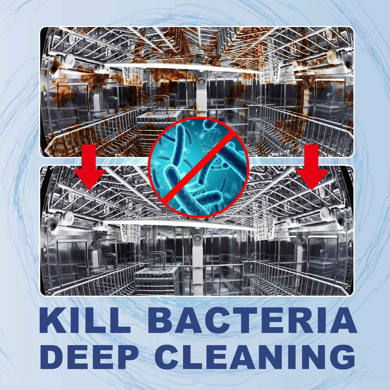 Dishwasher Cleaner Tablet Grease Odor Removal Descaling Detergent Deep Cleaning Decontamination Deodorizer Kitchen Cleaning Tool dishwasher cleaner