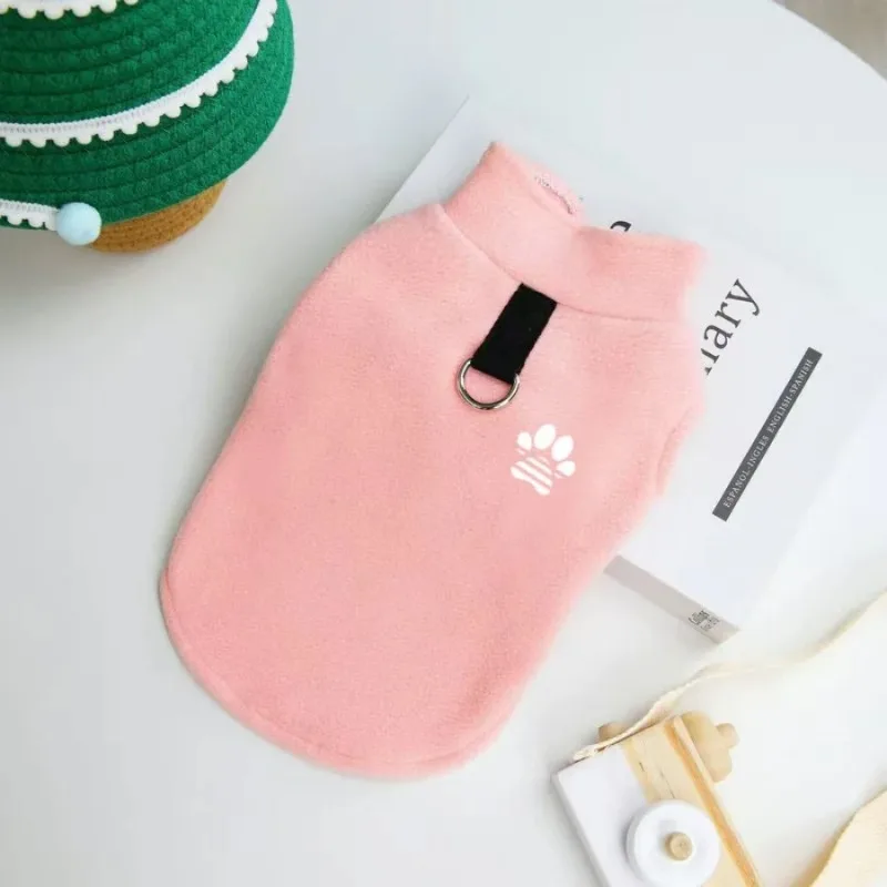 בגדים חמים מפליז לכלבים לחורף ולסתיו, סווטר כלבים צרפתי לבולדוג, מעיל גור לכלבים קטנים, בגדים לצ'יהואה ופאג