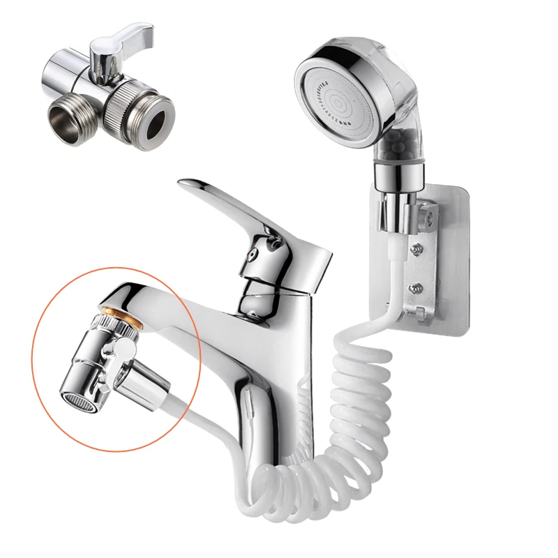 Alloy Switch Faucet Adapter,Sink Splitter Diverter Valve with Aerator