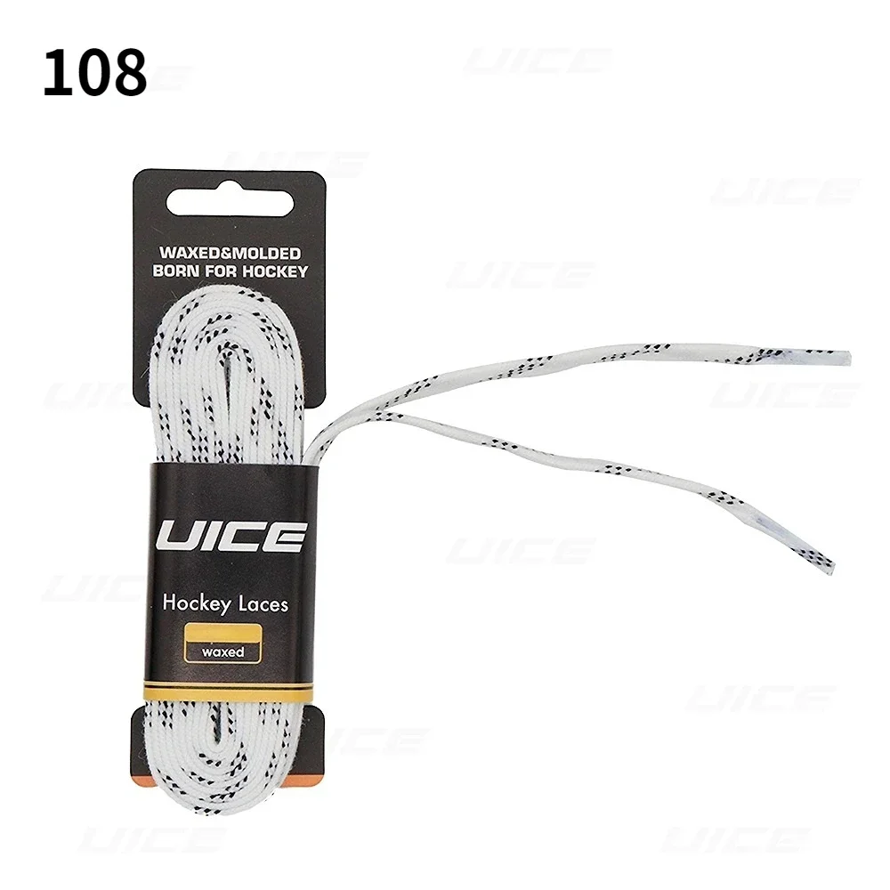 Dual-Layer Reinforced Waxed Ice Hockey Skate Laces – Durable & Stylish Hockey Accessories