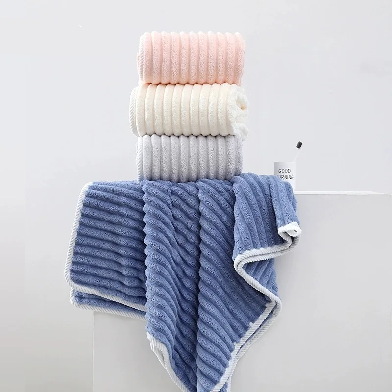 Extra Large Bath towel Set Ultra Soft Fluffy Towel Premium Microfiber Bathroom Towel Set Highly Absorbent Quick Dry Shower